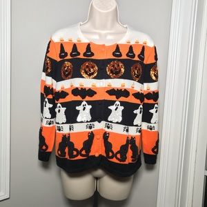 Vintage Michael Simon Halloween Cardigan Sweater - Women’s Medium  EUC